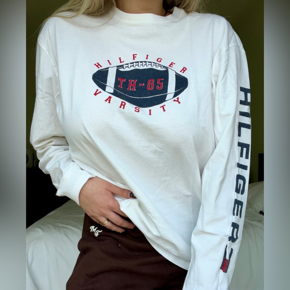 Tommy Hilfiger White Long Sleeve Shirt